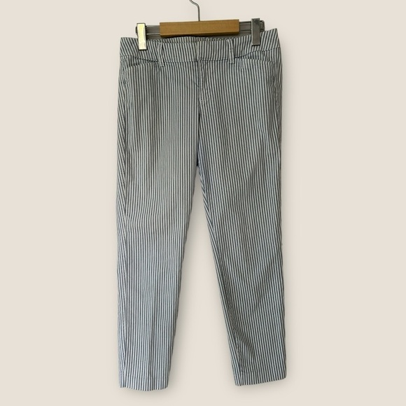 Old Navy Striped Straight Ankle Pants - Picture 4 of 9